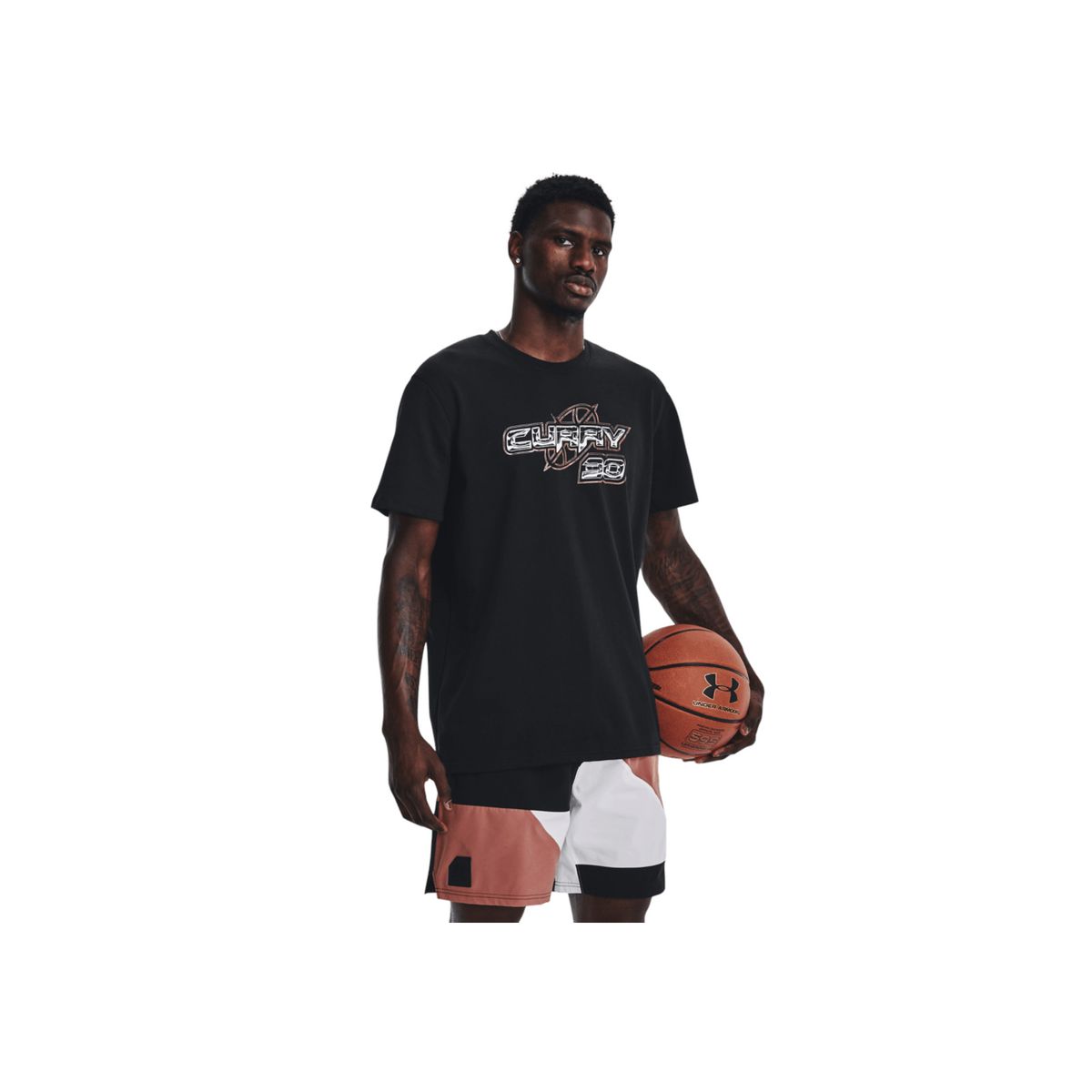 UNDER ARMOUR - Camiseta Hombre UNDER ARMOUR UA CURRY 30 HEAVYWEI Negro UNDER ARMOUR.