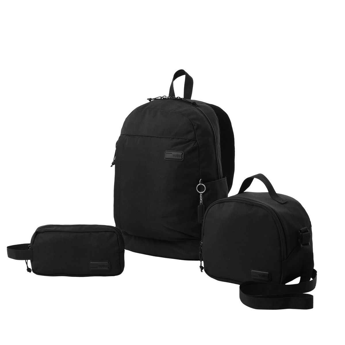 TOTTO - Morral Mochila Para Hombre Porta Pc Combo X Lonchera