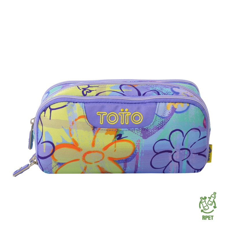 TOTTO - Multiuso Cartuchera Para Mujer Violeta Claro Cinta Totto