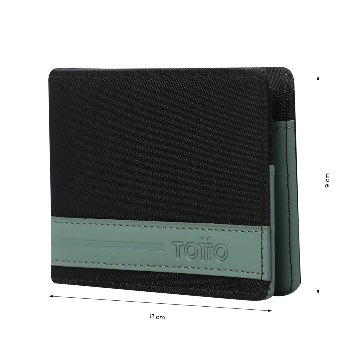 TOTTO - Billetera Rfid Para Hombre  Vlideri Negro Totto