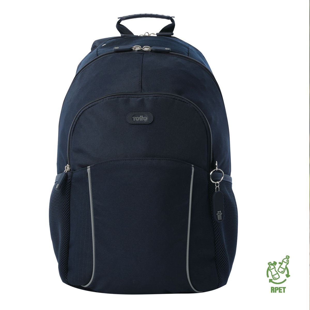 TOTTO - Morral Mochila Para Hombre Porta Pc Azul Cambri Totto