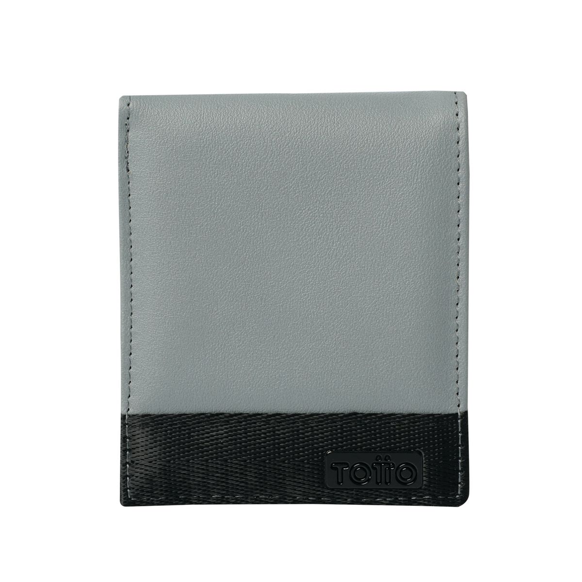 TOTTO - Billetera Rfid Para Hombre Gris Oscuro Vlidetto Totto