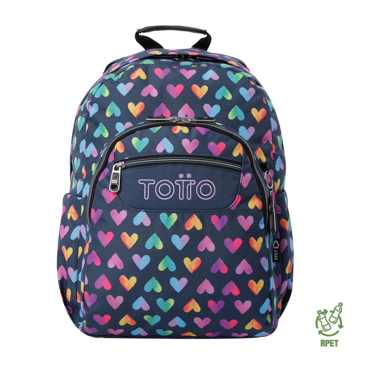 TOTTO - Morral Mochila Para Mujer Porta Pc Acuarela Totto