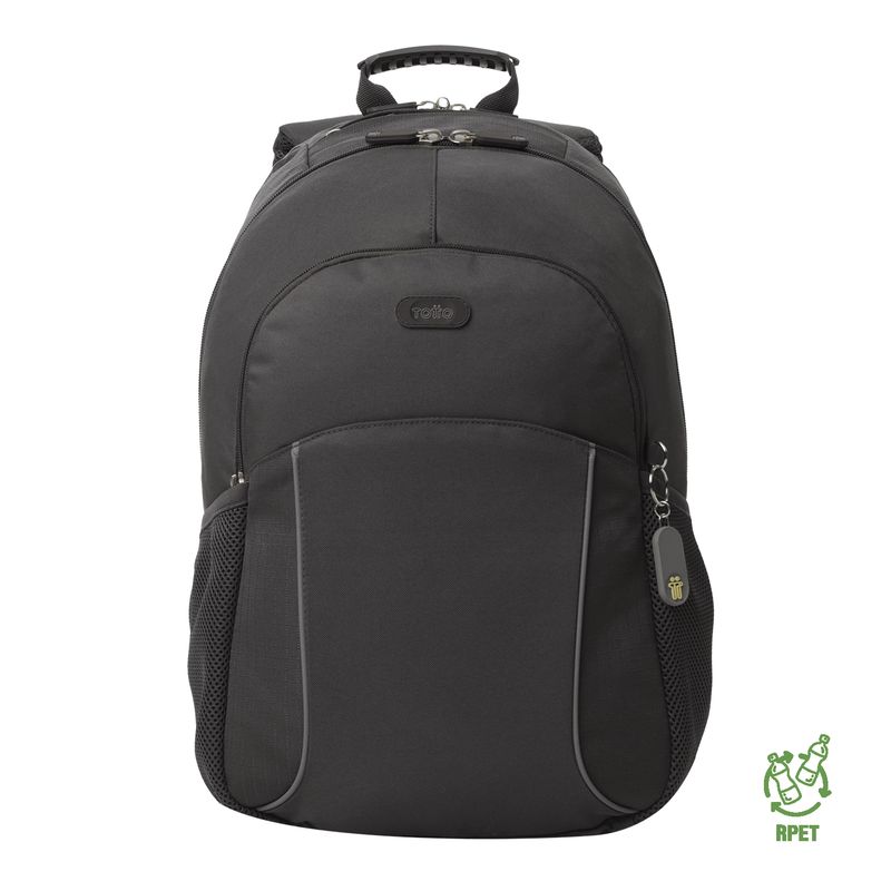 TOTTO - Morral Mochila Para Hombre Porta Pc Gris Oscuro Cambri Totto