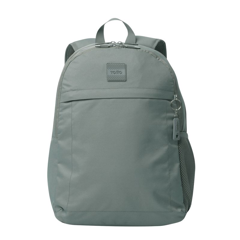 TOTTO - Morral Mochila Para Hombre Porta Pc Gris Oscuro Becky Totto
