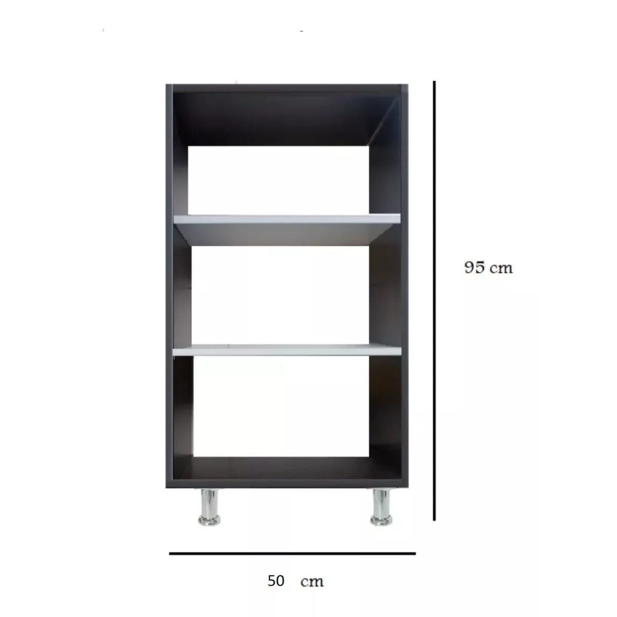 GENERICO - Biblioteca Sujeta Libros Bifet Mostrador Recibidor WengueBlanco