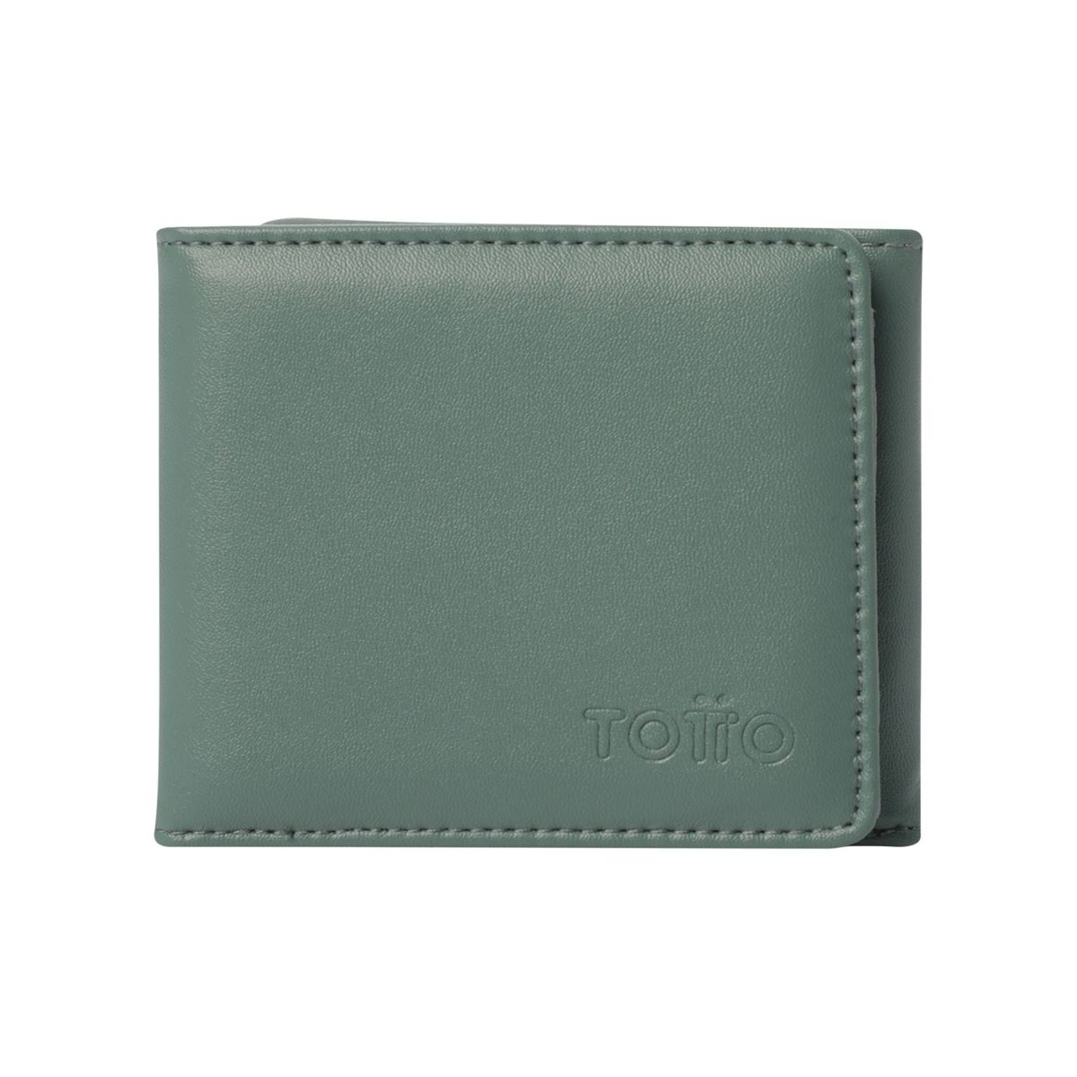 TOTTO - Billetera Rfid Para Hombre Verde Ermatto Totto