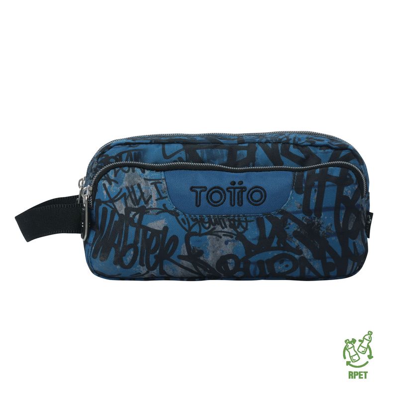 TOTTO - Multiuso Cartuchera Para Hombre Azul Petroleo Agapec Totto
