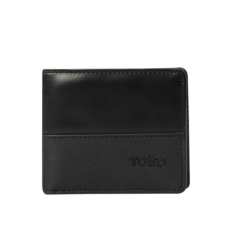 TOTTO - Billetera RFID Tarjetero Hombre Saffiano Kri Totto