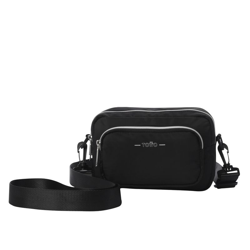 TOTTO - Bolso Cartera Canguro 3 en 1 Para Mujer Negro Funty Totto