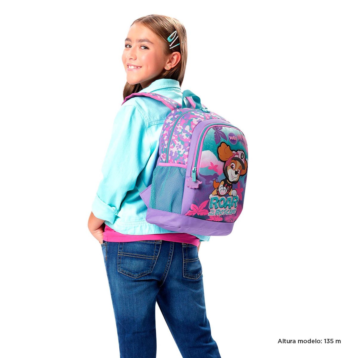 TOTTO - Morral Mochila Escolar Para Niña Paw Patrol M Totto