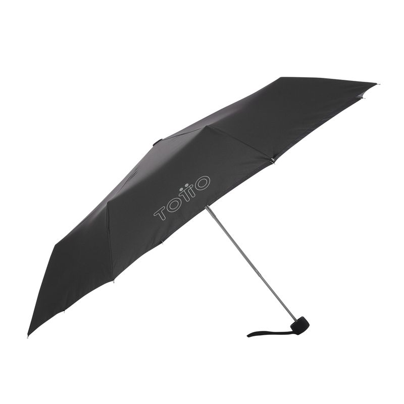 TOTTO - Sombrilla Hombre Negro De Lluvia Sombri Totto