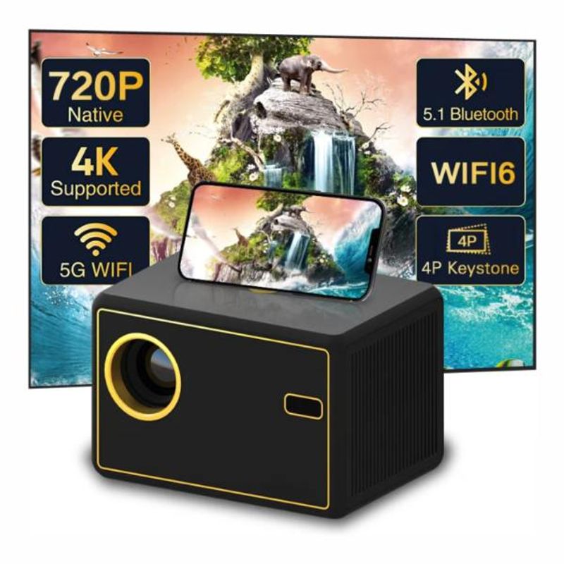 GENERICO - PROYECTOR ANDROID Y7 4000 LUMENS