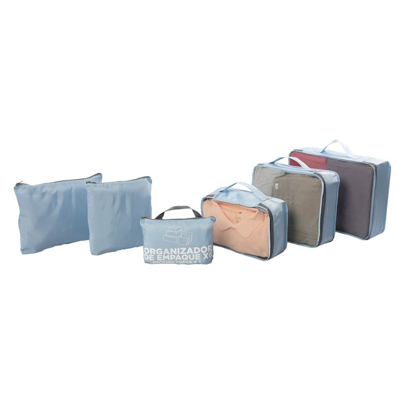 TOTTO - Organizador de Viaje Set X6 Para Mujer Packing Totto