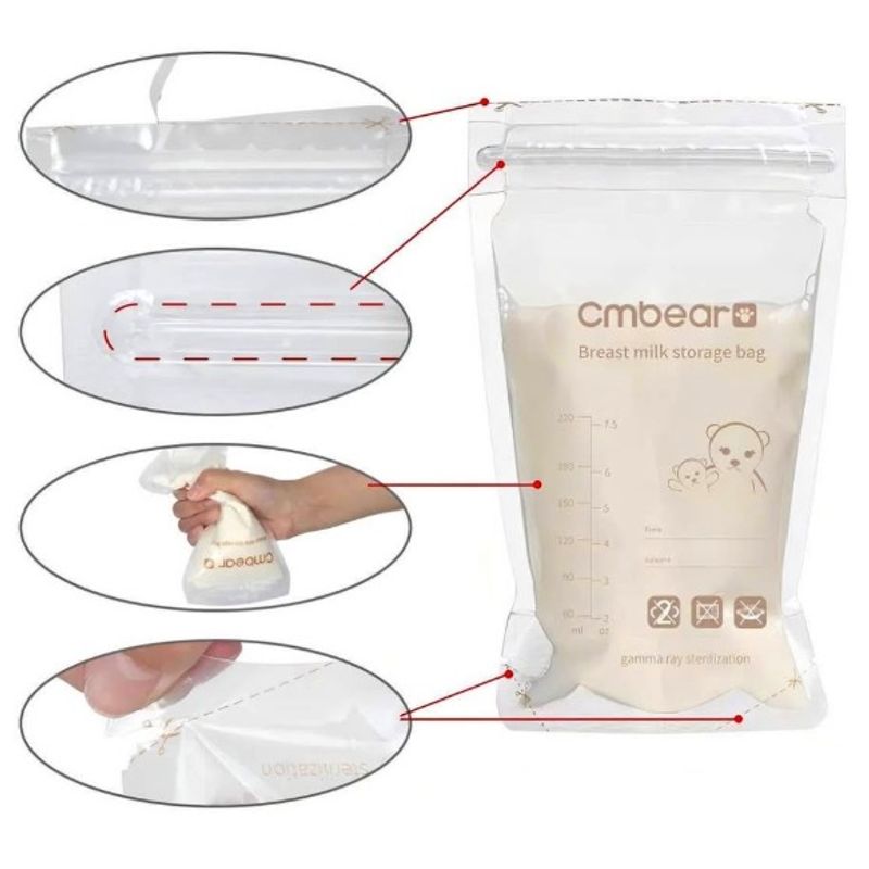 GENERICO - Bolsas Para Almacenamiento De Leche Materna Cmbear 30 Unid