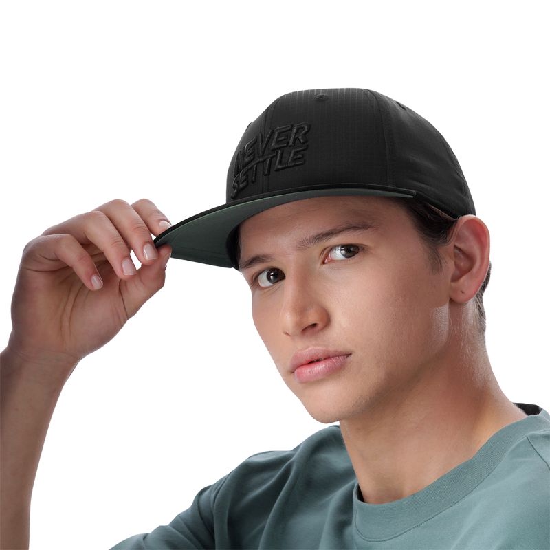 TOTTO - Gorra Plana Para Hombre Negro Nador Totto