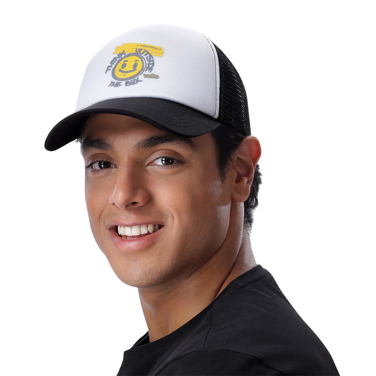 TOTTO - Gorra Tipo Camionera Para Hombre Negro Atlasy Totto