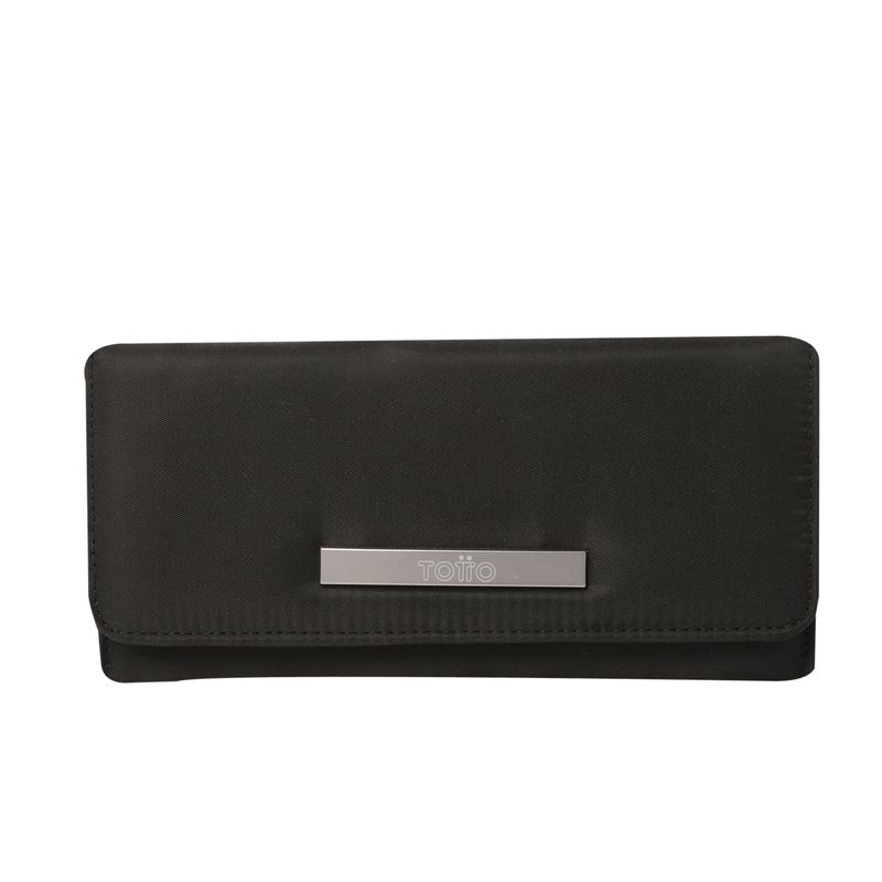 TOTTO - Billetera Rfid Para Mujer Negro Adelaide Totto
