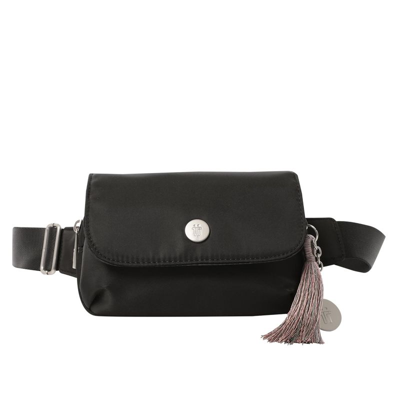 TOTTO - Canguro Riñonera Para Mujer Negro Corneana Totto