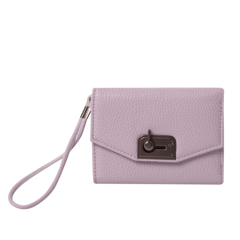 TOTTO - Billetera Rfid Para Mujer Violeta Claro Smooth Ney Totto