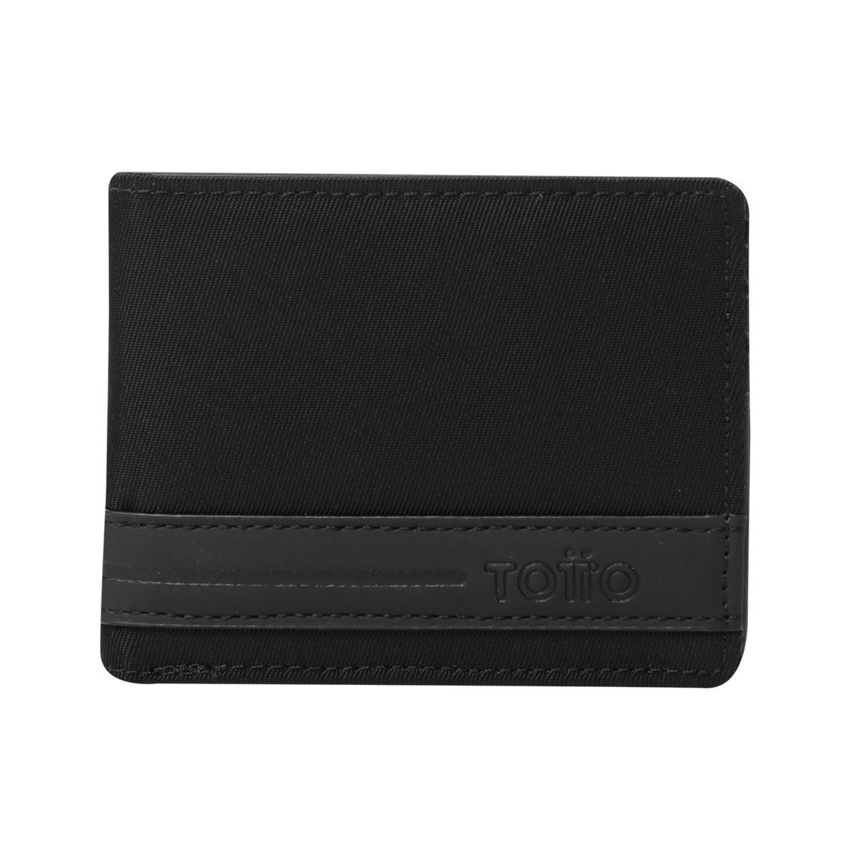 TOTTO - Billetera Rfid Para Hombre Negro Vlideri Totto