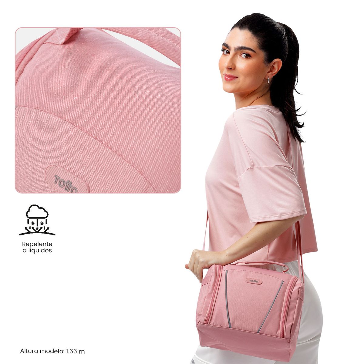 TOTTO - Lonchera Térmica con Portacomida Para Mujer Devry Totto