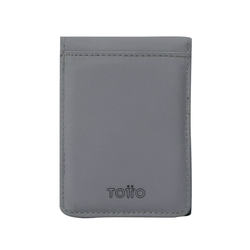 TOTTO - Billetera Rfid Para Hombre Gris Oscuro Dual L Totto