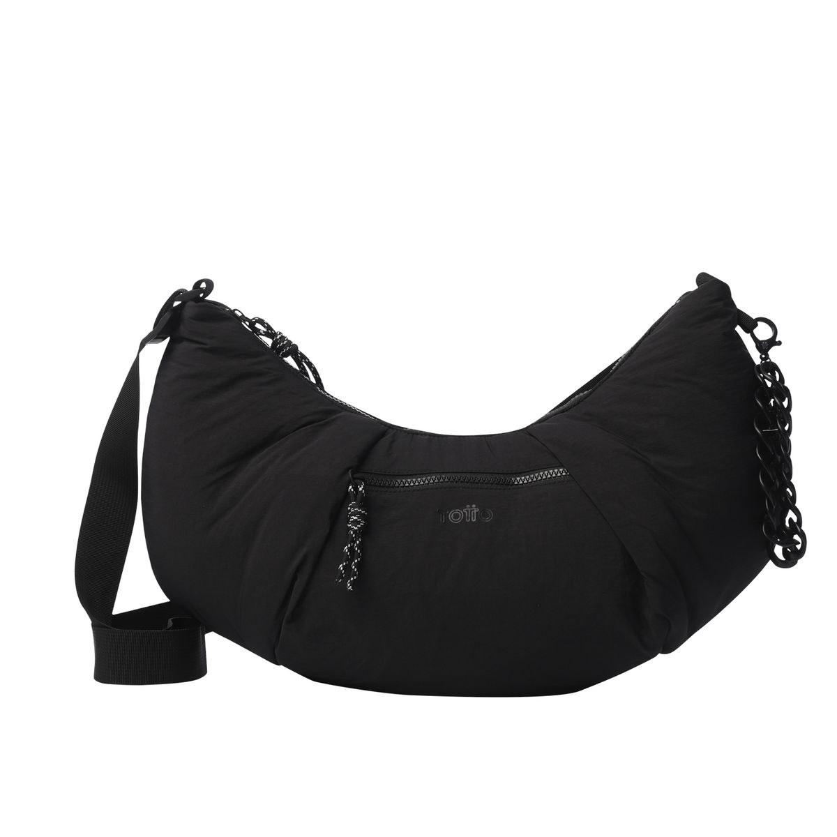 TOTTO - Bolso Cartera Liviano Para Mujer Negro Escandinavia M Totto