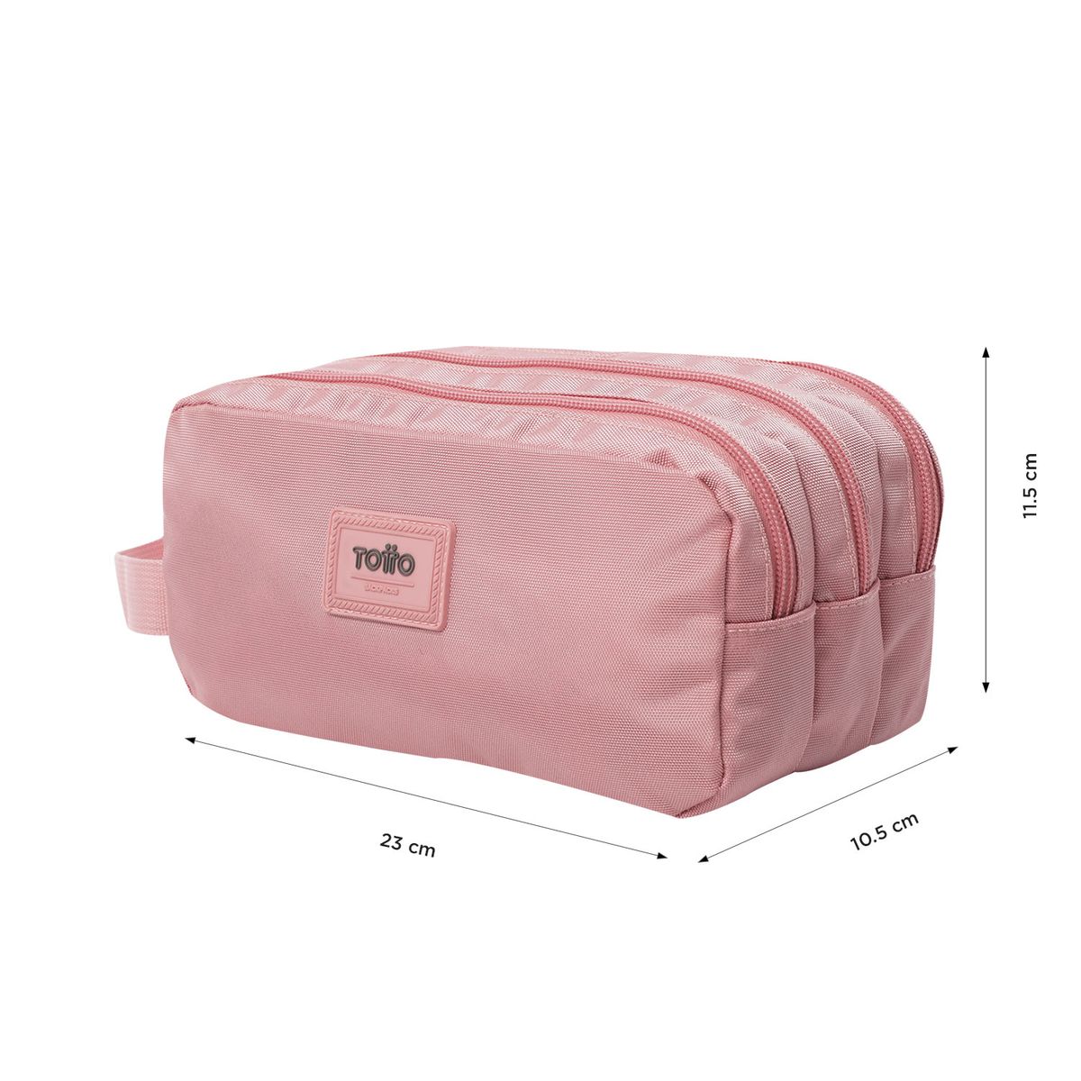 TOTTO - Multiuso Cartuchera Para Mujer Rosa Claro Trik Totto