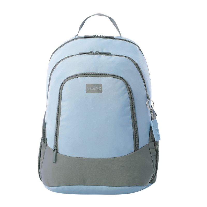 TOTTO - Morral Mochila Para Mujer Porta Pc Azul Claro Kuat L Totto