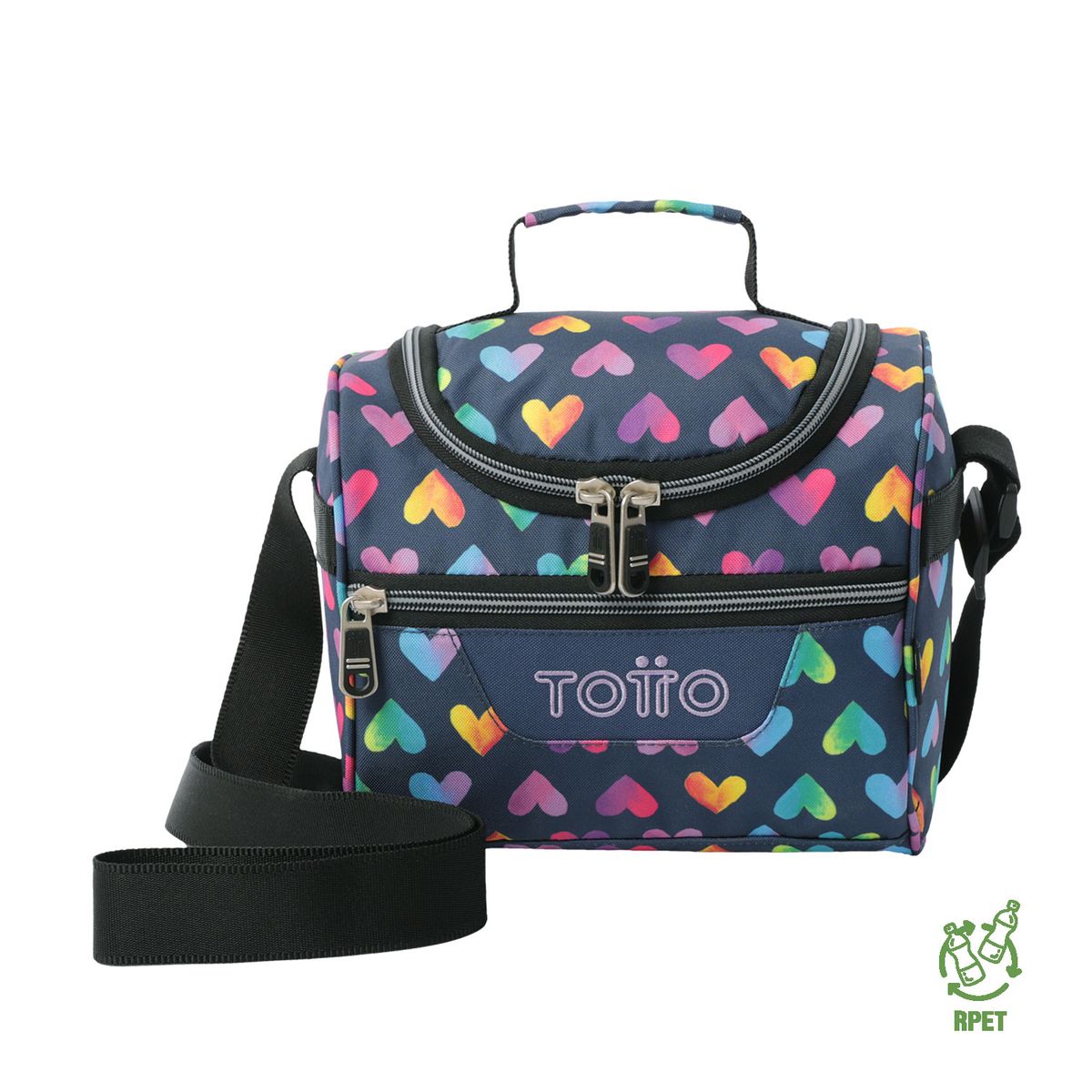 TOTTO - Lonchera Portacomida Térmica Mujer Pizarra Totto