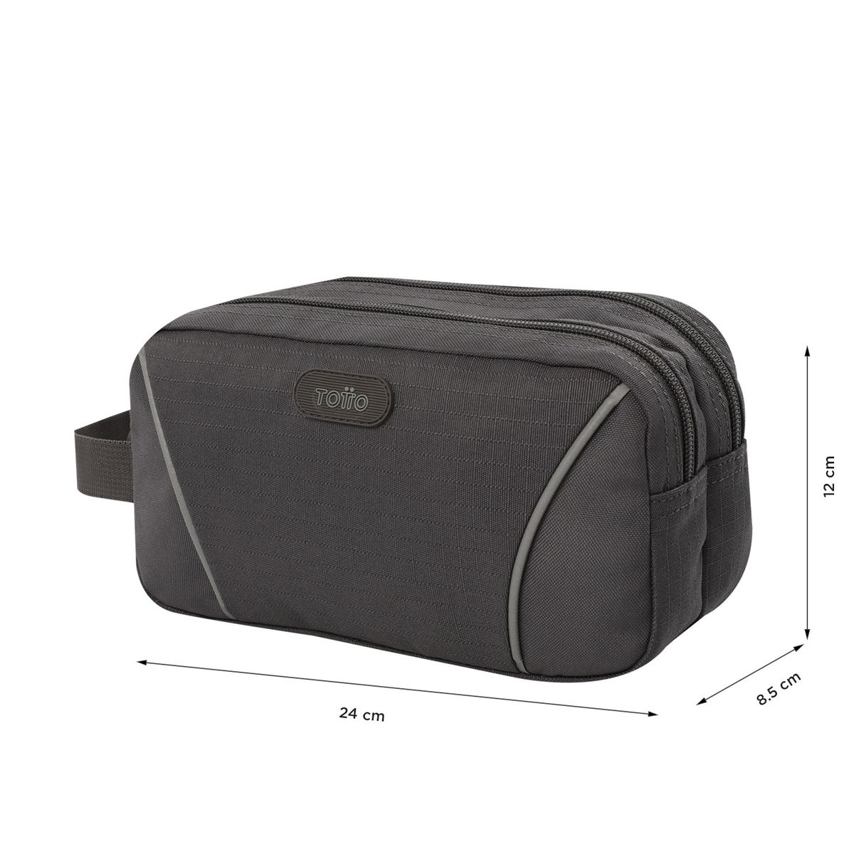 TOTTO - Multiuso Cartuchera Para Hombre Gris Oscuro Zurich Totto