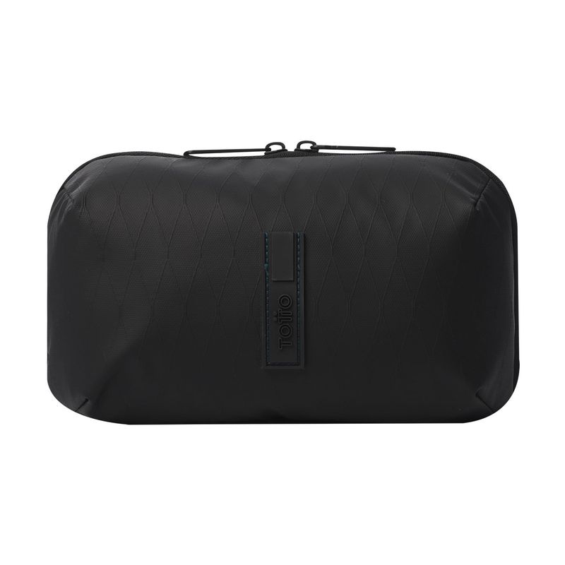 TOTTO - Organizador de Baño Viaje Para Hombre Negro Deploy Totto