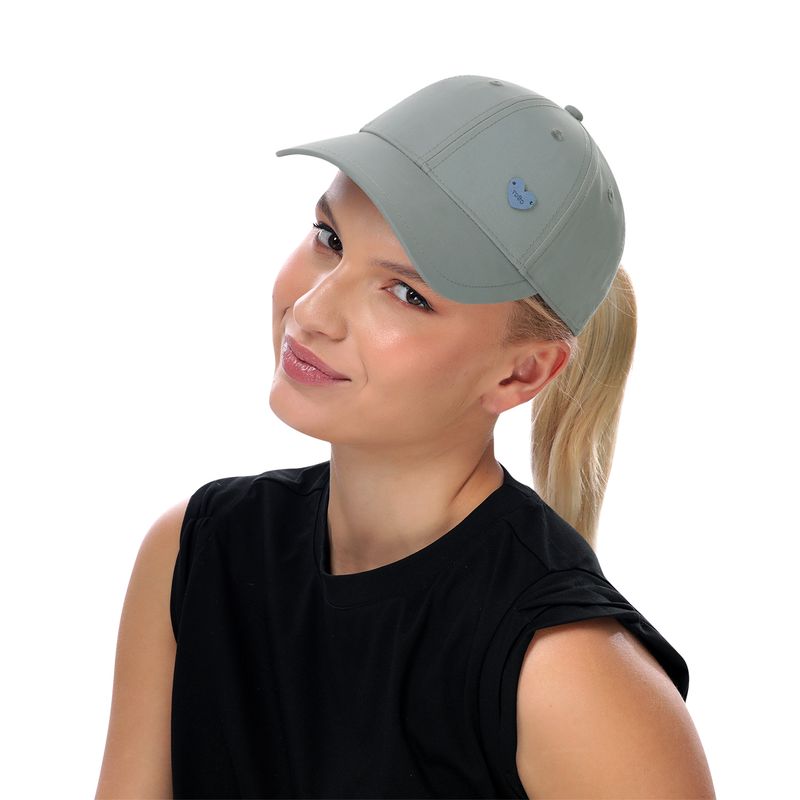 TOTTO - Gorra Beisbolera Para Mujer Gris Oscuro Noely Totto