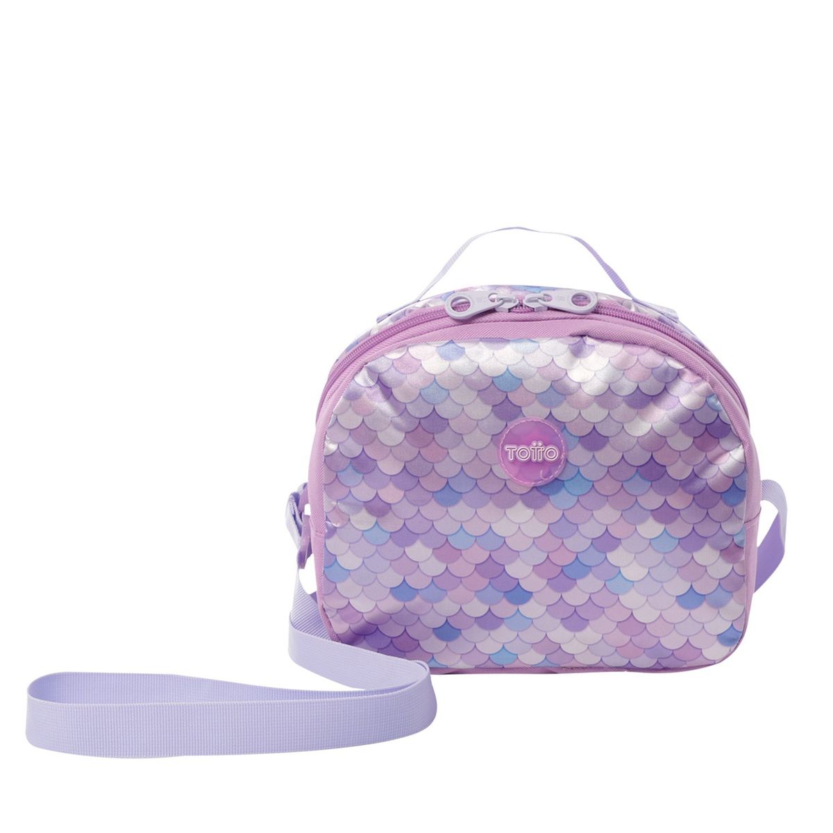 TOTTO - Lonchera Con Portacomida Para Niña Violeta Claro Sireny