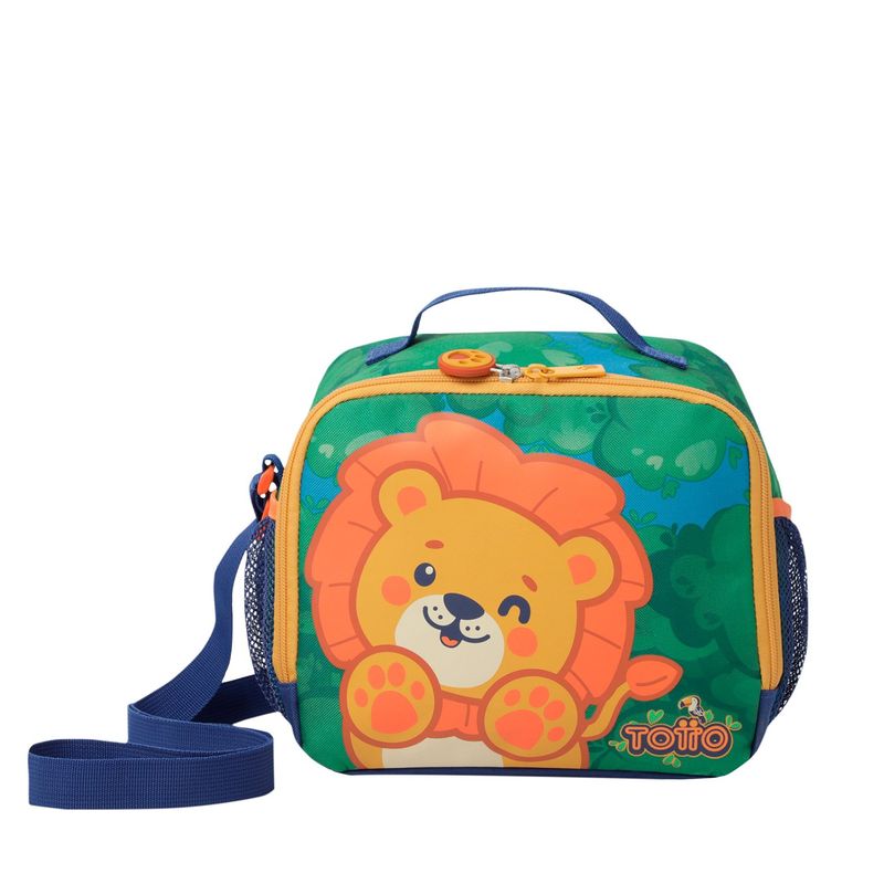 TOTTO - Lonchera Con Portacomida Para Niño Azul Little Lion L Totto