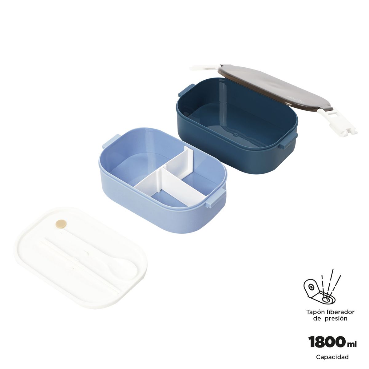 TOTTO - Lonchera Para Hombre Azul Magu Totto