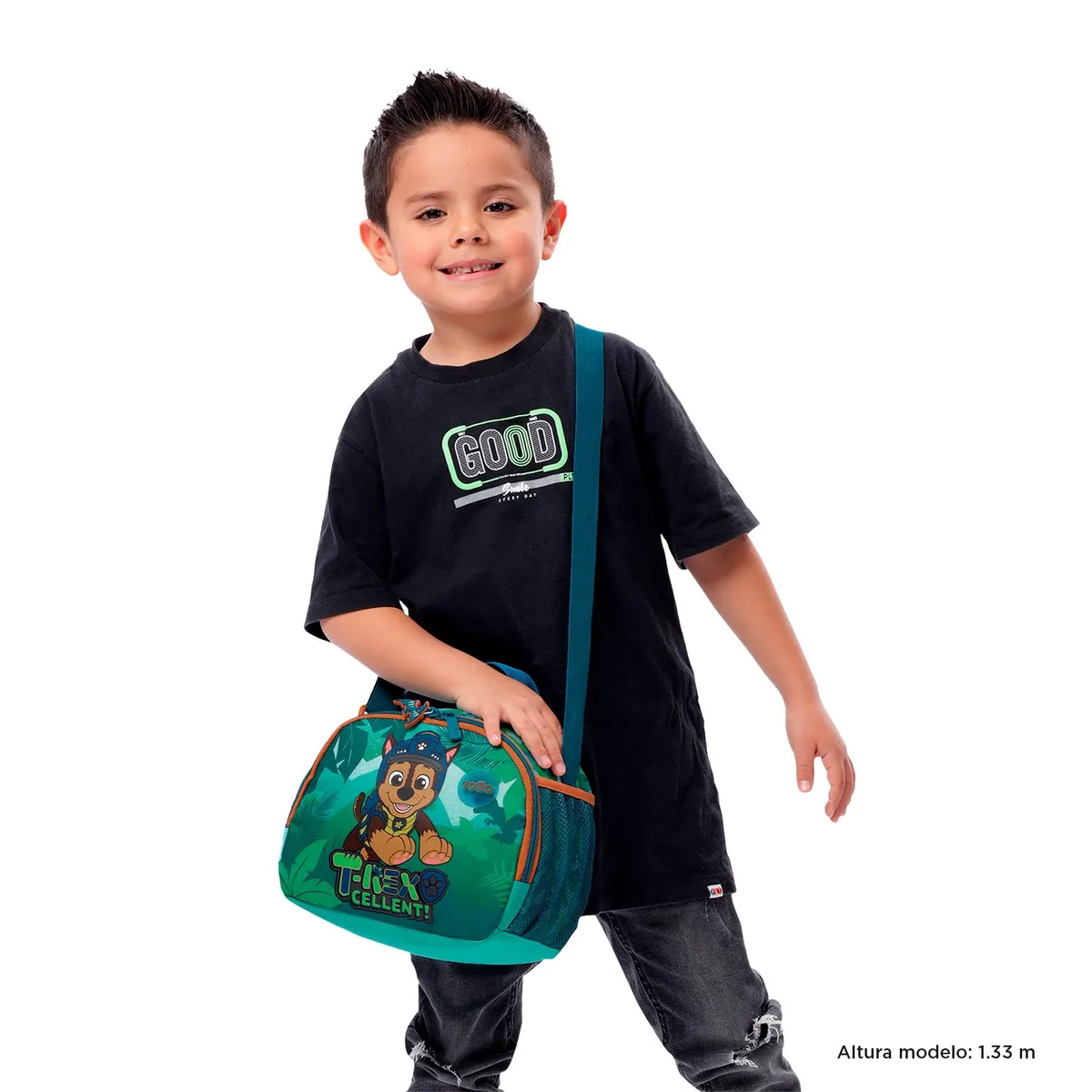 TOTTO - Lonchera Con Portacomida Para Niño Verde Paw Patrol Totto