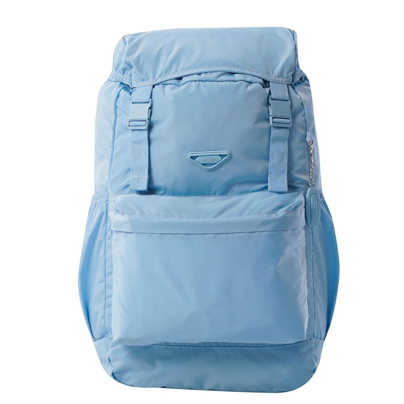 TOTTO - Morral Mochila Plegable Para Mujer Azul Claro Collapse Totto