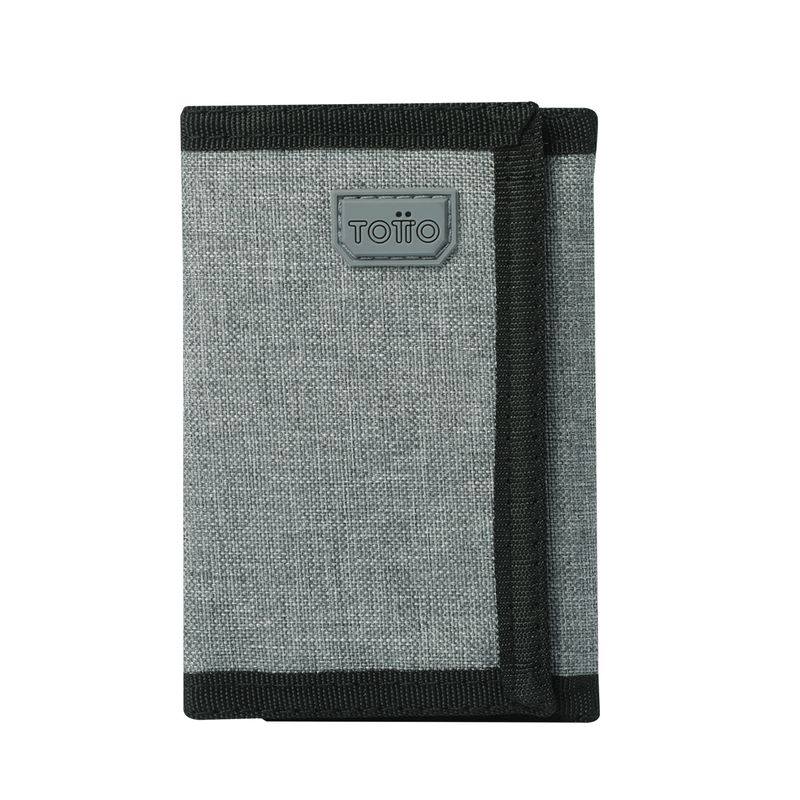 TOTTO - Billetera Rfid Para Hombre Gris Oscuro Riva Mee Totto