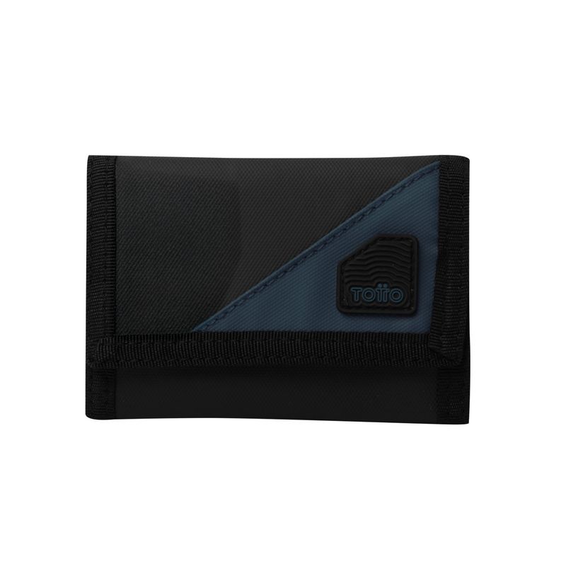 TOTTO - Billetera Rfid Para Hombre Negro Contrast Can Totto