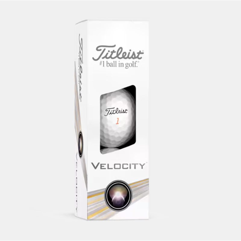 TITLEIST - Bolas de Golf Titleist VELOCITY blancas caja x 3 unidades