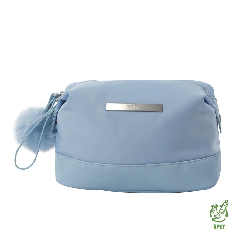 TOTTO - Multiuso Cosmetiquera Para Mujer Azul Claro Adelaide Totto