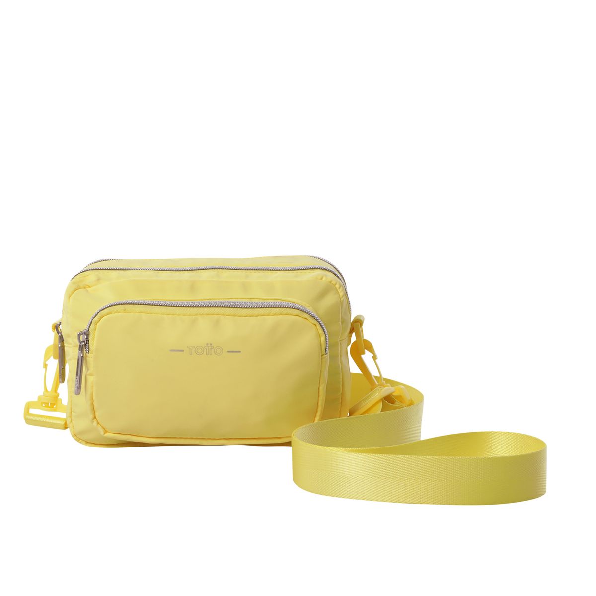 TOTTO - Bolso Cartera Canguro 3 en 1 Para Mujer Amarillo Funty Totto