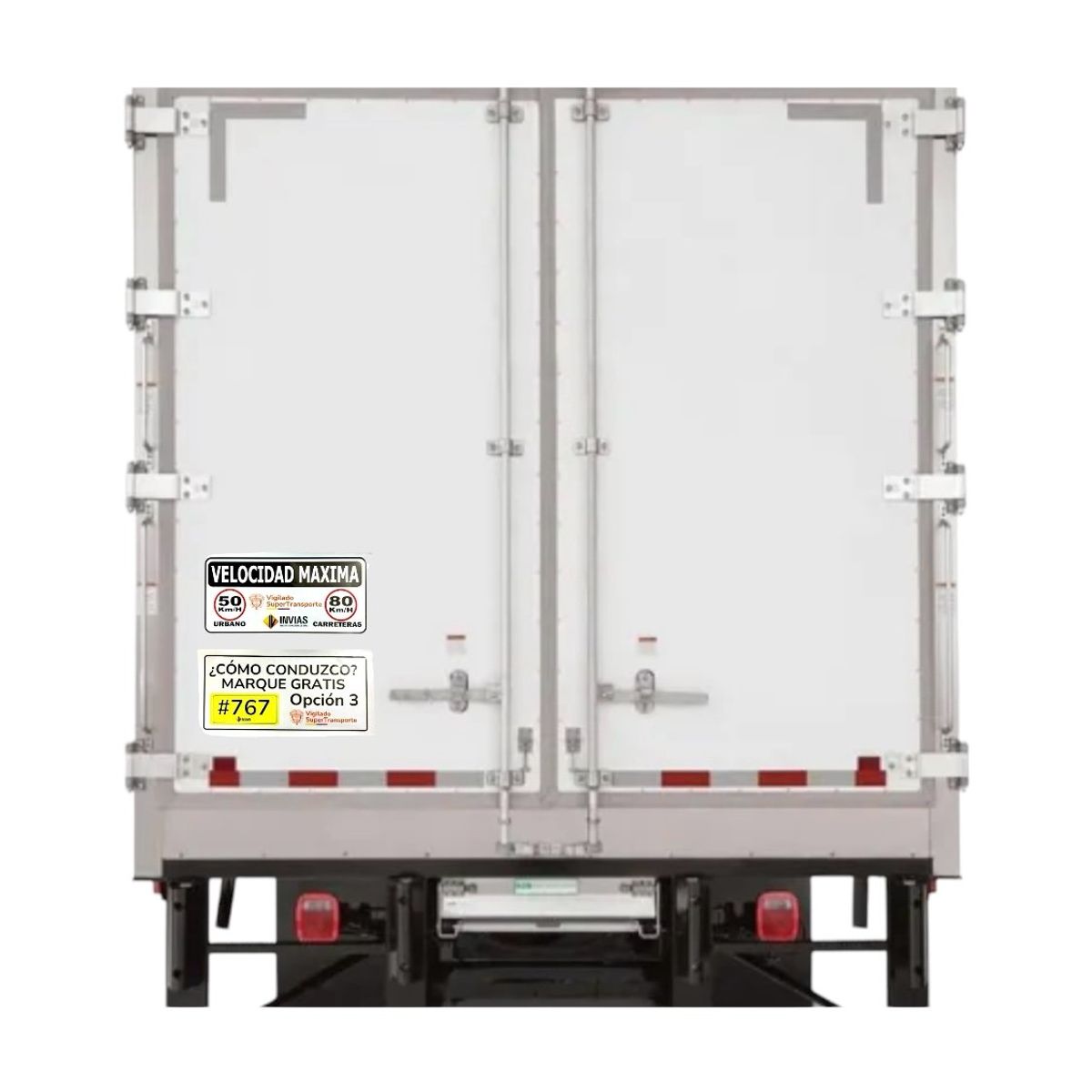 GENERICO - Kit Avisos Reglamentarios Velocidad Máxima y Cómo Conduzco