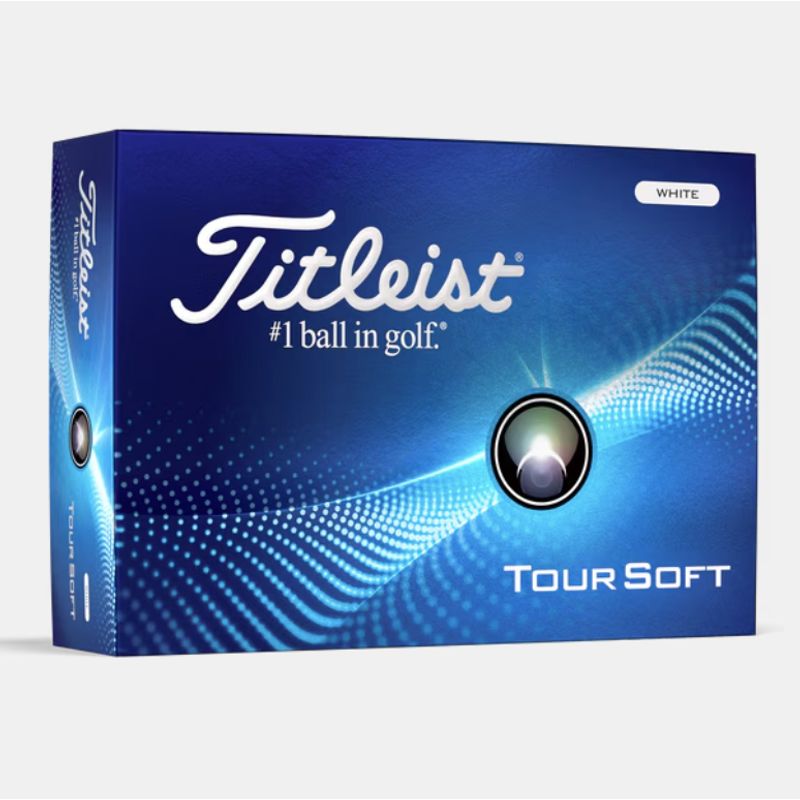 TITLEIST - Bolas de Golf Titleist TOURSOFT blancas caja x 3 unidades