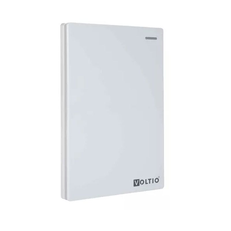 VOLTIO - Interruptor De Lujo Sencillo Conmutable 10a125v Linea Gemini Blanco