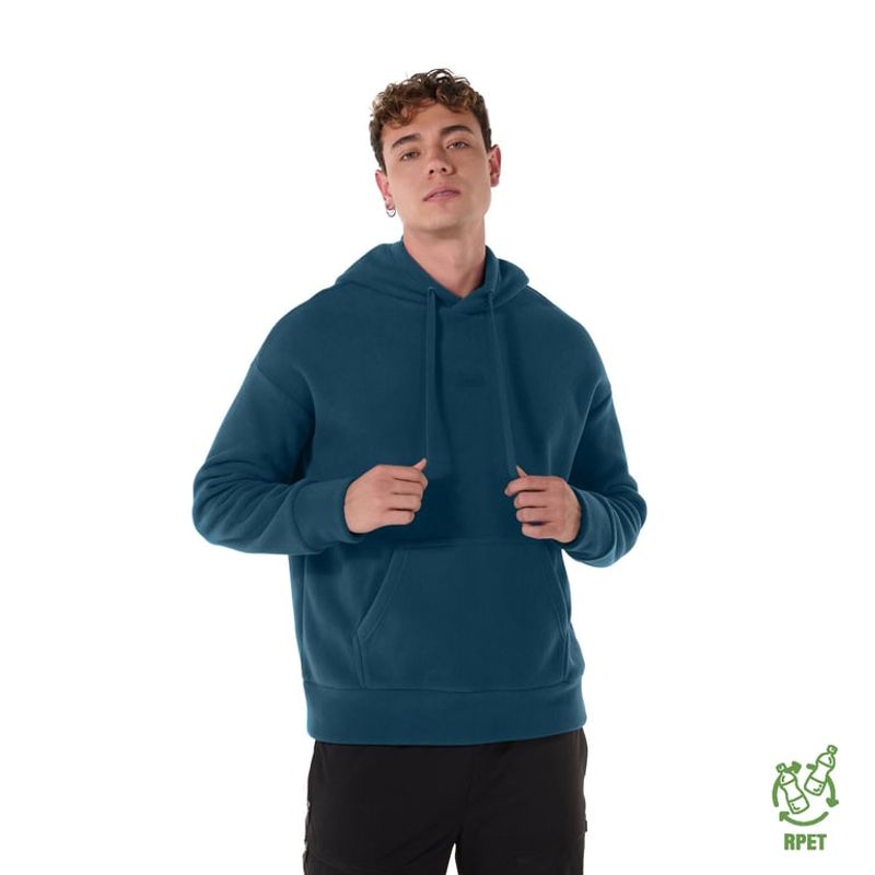 TOTTO - Buzo Hoodie Para Hombre con Capota Azul Overo Totto
