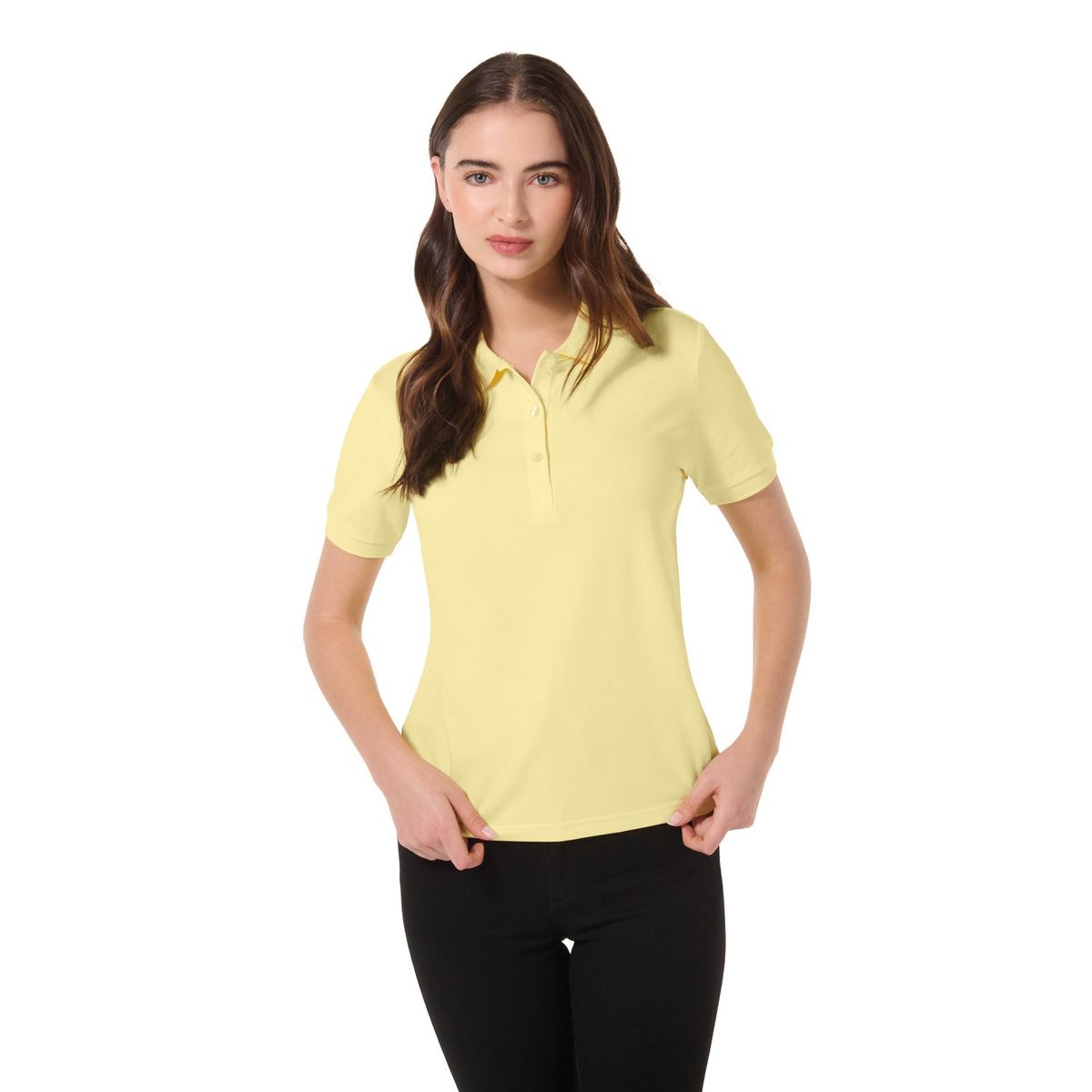 TOTTO - Camiseta Tipo Polo Para Mujer Amarillo Chechi Totto