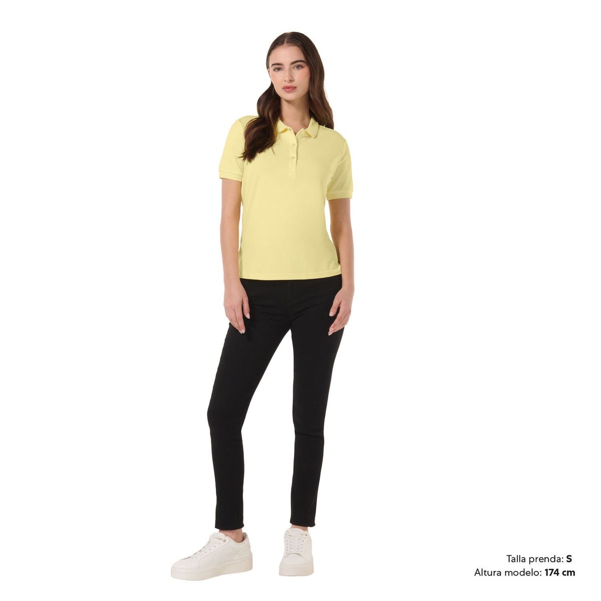 TOTTO - Camiseta Tipo Polo Para Mujer Amarillo Chechi Totto